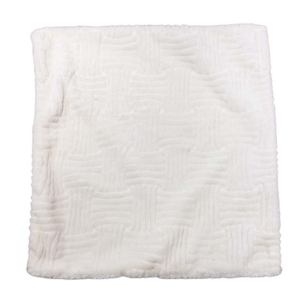 Funda de Cojín con Textura Suave Beige 40x40cm