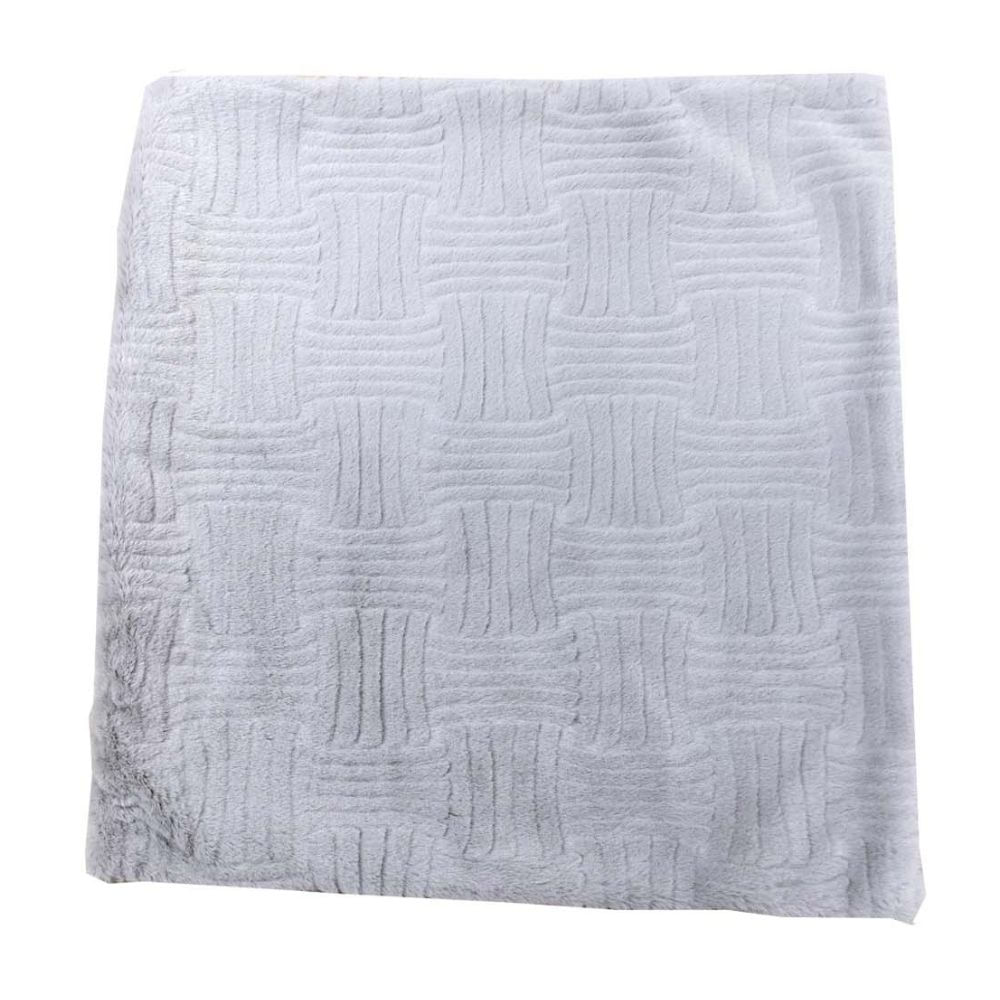 Funda de Cojín con Textura Suave Silver 40x40cm
