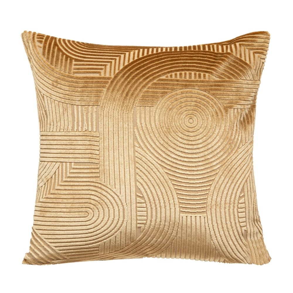 Funda de Cojín Terciopelo Dorado 40x40cm Orange