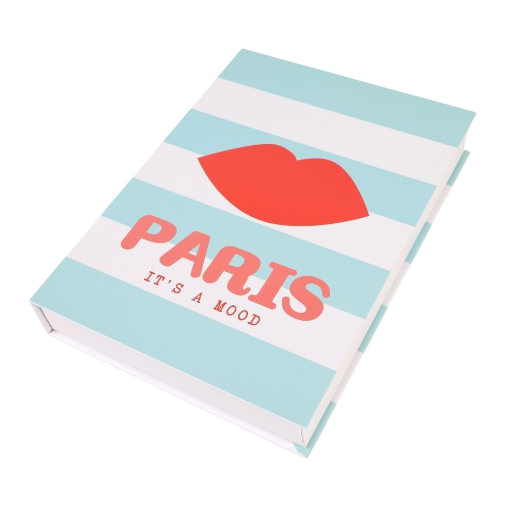 Libro Caja Decorativa Paris 25x18cm Decore