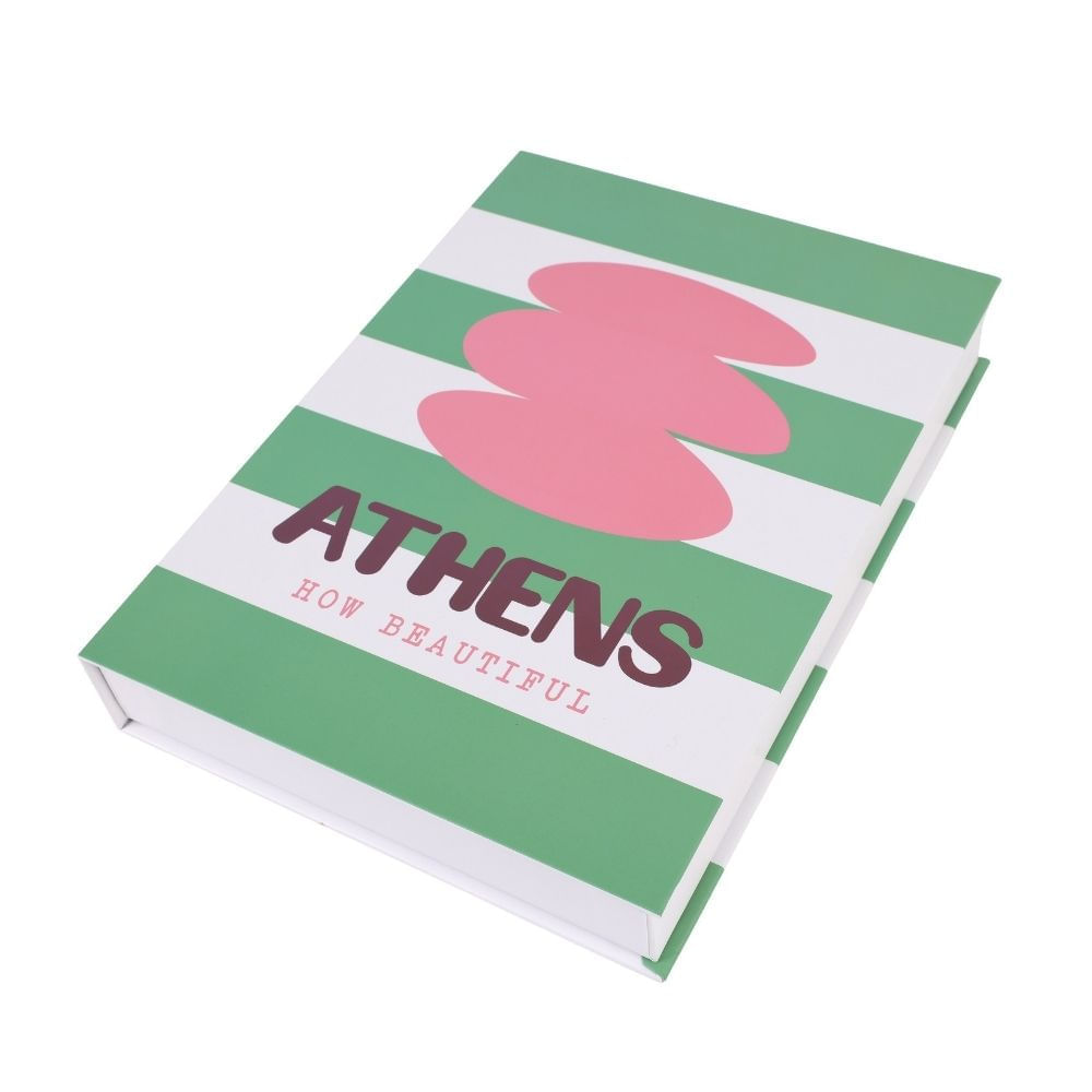 Libro Caja Decorativa Atenas 25x18cm Decore