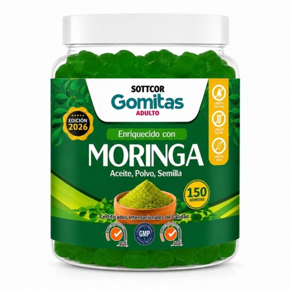 GOMITAS DE MORINGA PARA ADULTOS 150 GOMITAS SOTTCOR LABS