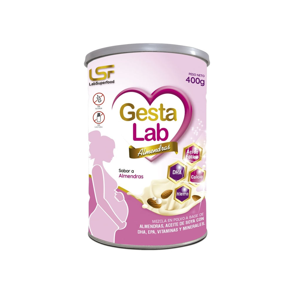 GESTALAB CON ALMENDRAS 400GR - LATA