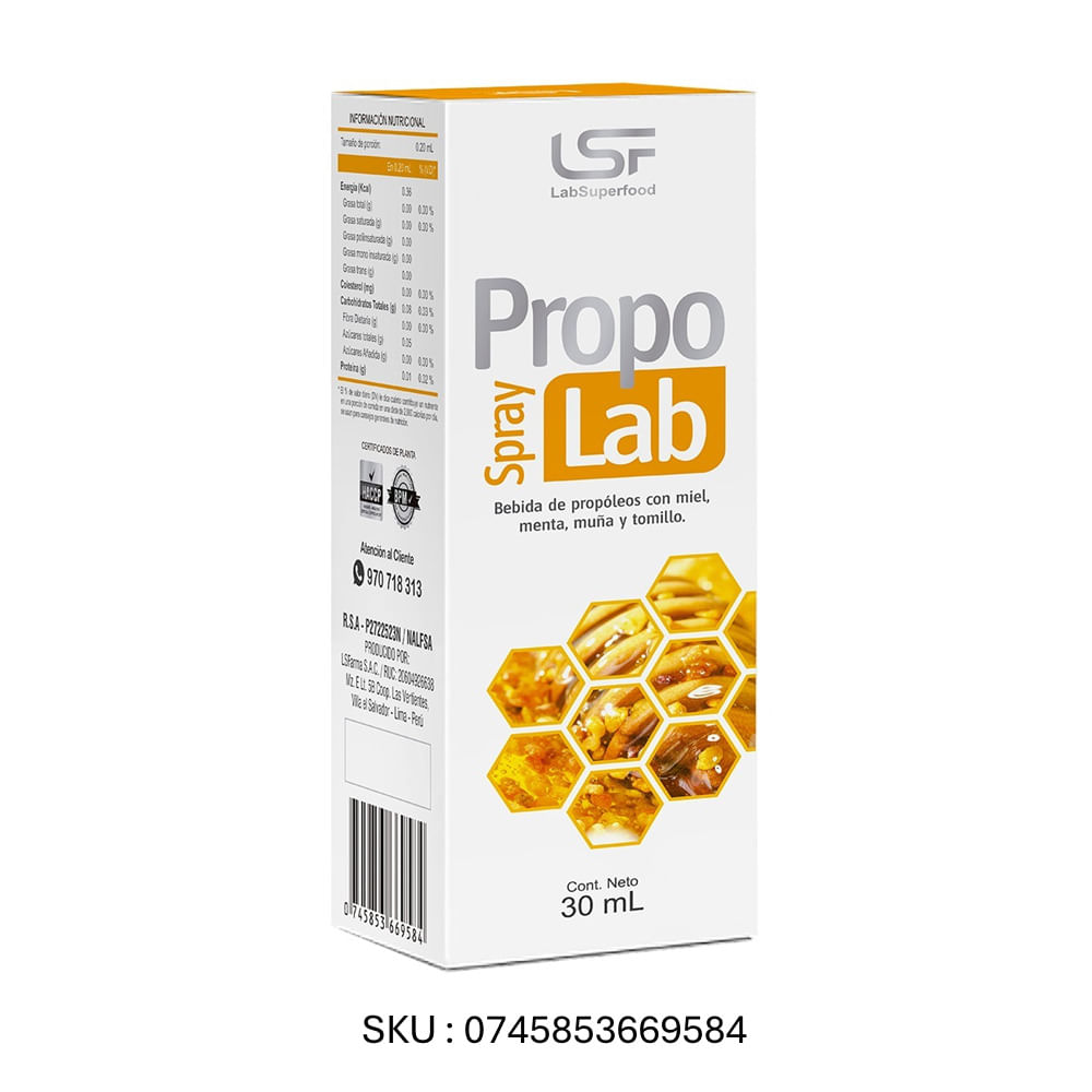 PROPOLAB LAB SPRAY X 30ML (PROPOLEOS)