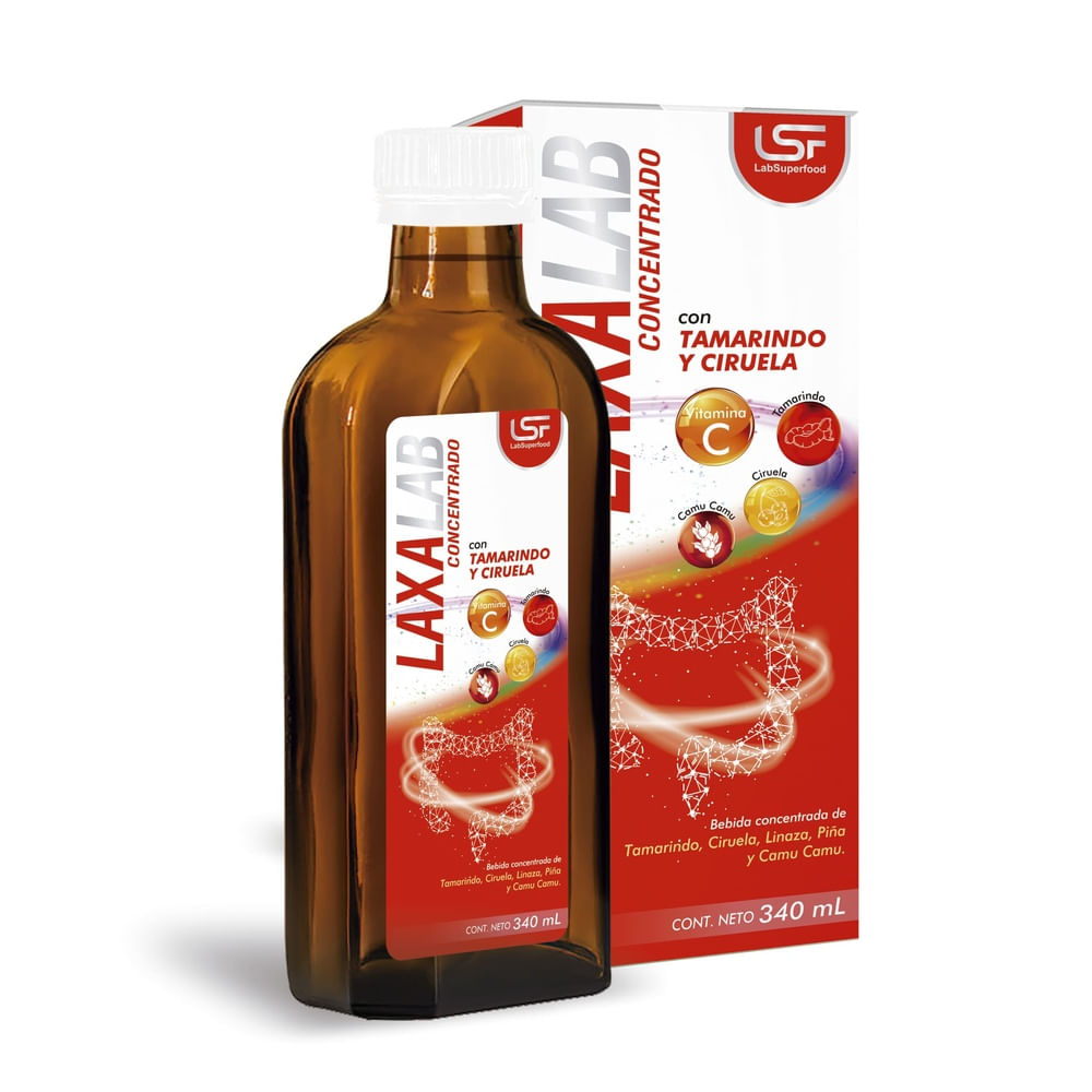 JARABE LAXALAB ( CIRUELA CON TAMARINDO ) CON CAJA X 340ML (NUEVO)