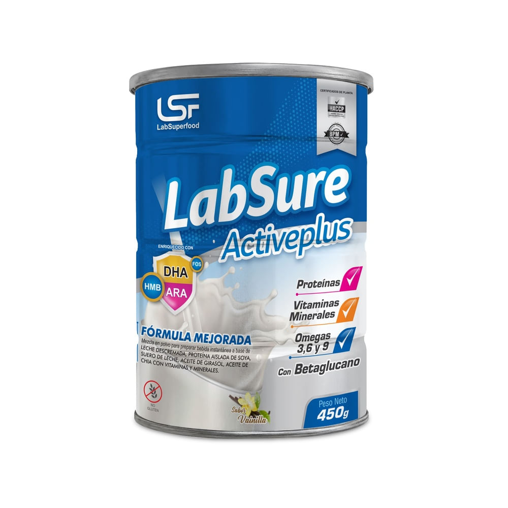 LABSURE ACTIVE PLUS  X 450G - LATA