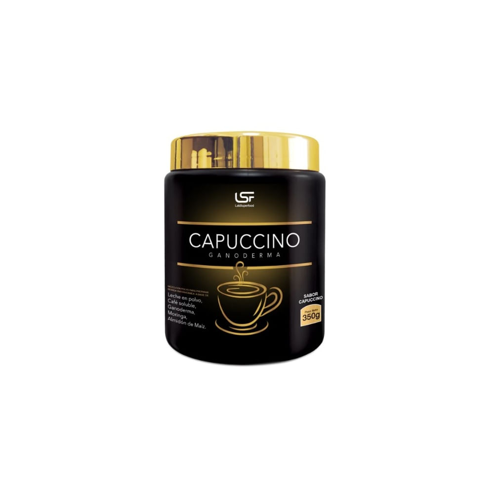 CAPUCCINO CON GANODERMA X 350G – PL4E/NEGRO T.DORADA