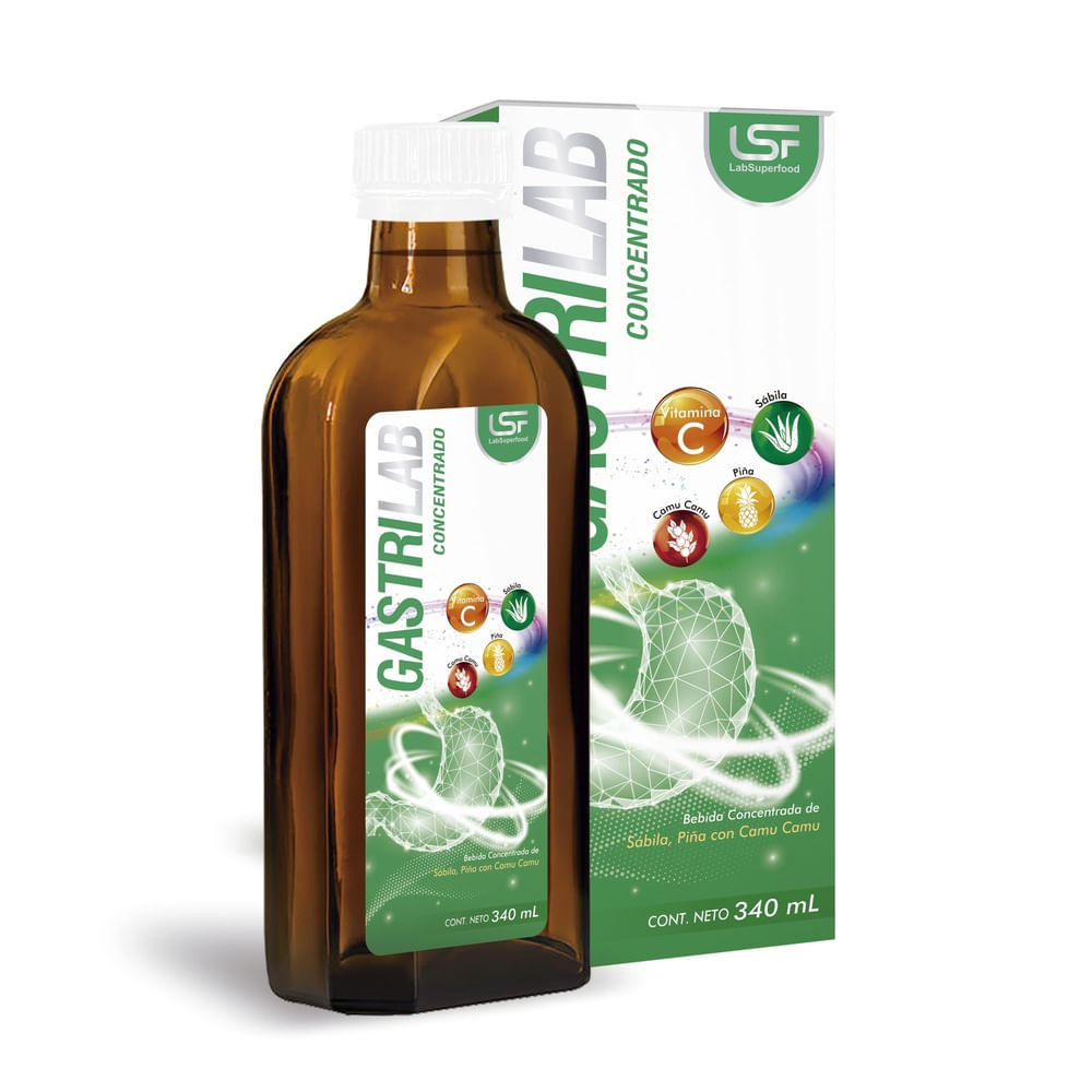 JARABE GASTRILAB ( Aloe Piña) CON CAJA X 340ML (NUEVO)