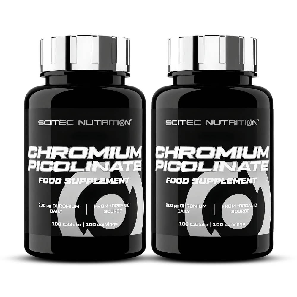 PACK X 02 - Picolinato de Cromo 200 MCG - Scitec Nutrition - 100 Tabletas