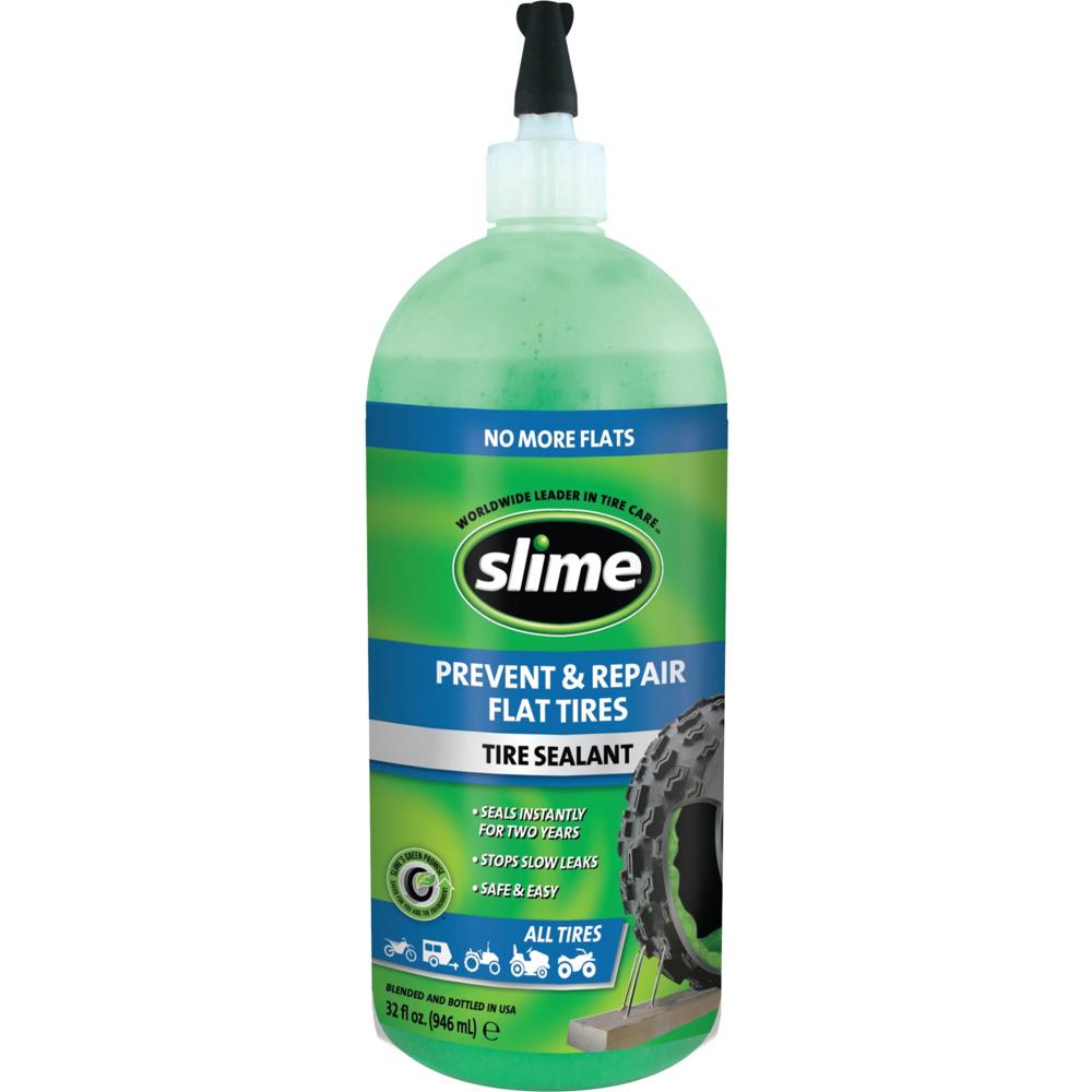 Sellador Slime para llantas sin cámara liquido 6 mm 32 Oz.10009