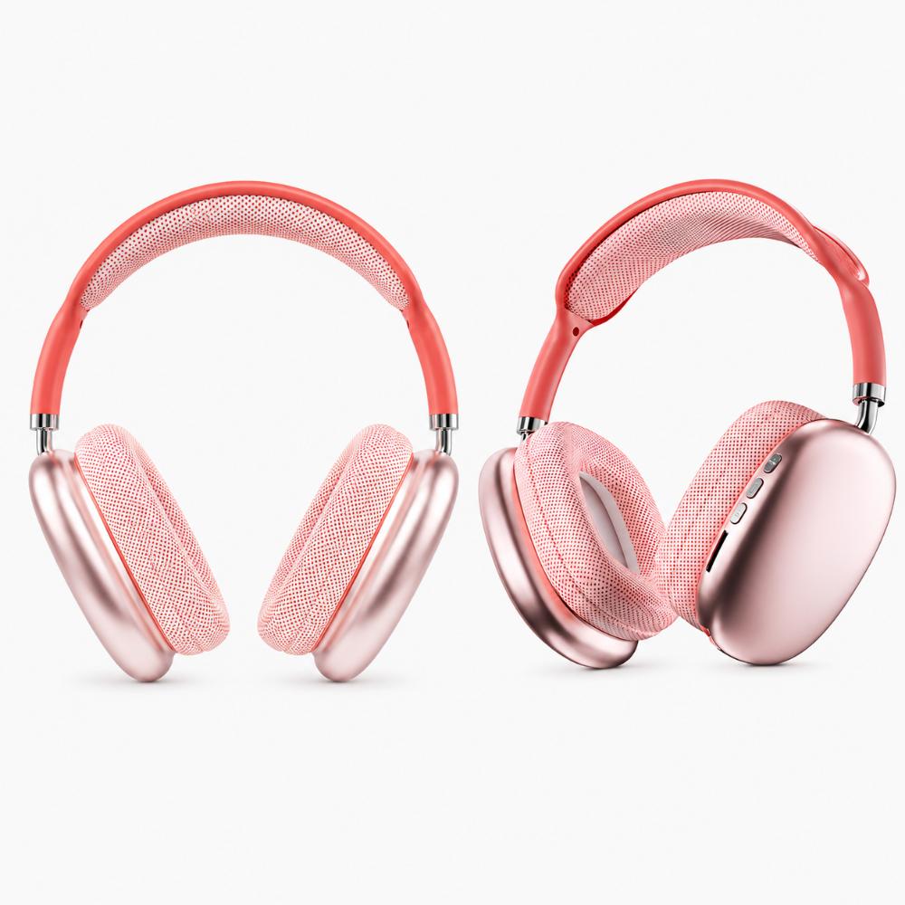 Set 2 Handsfree bluetooth P9 PLUS MAX Audifono Rojo