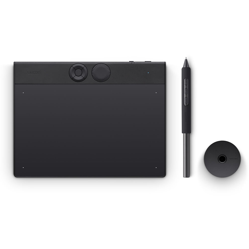 Tableta Gráfica Wacom Intuos Pro PTK470K0A Bluetooth con Lápiz 8192 Niveles Negro
