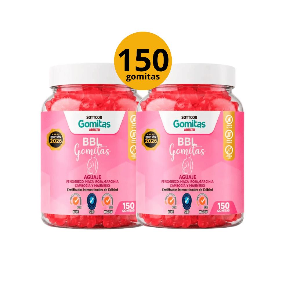 PACK 2 BBL AGUAJE - SOTTCOR 300 GOMITAS