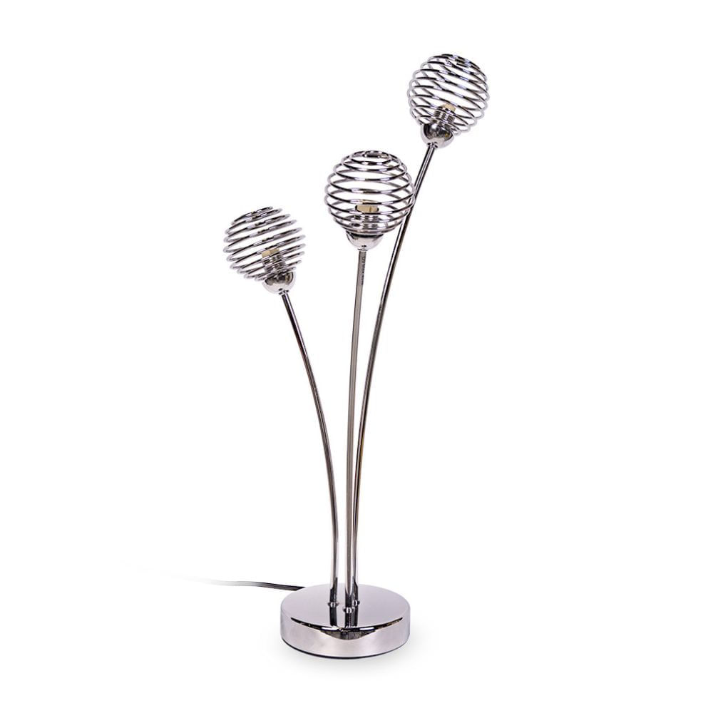 Lámpara de mesa Copos Metal G9 3 luces Orange