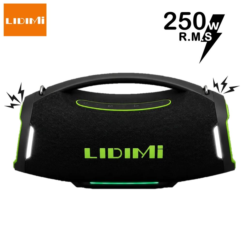 Parlante Portátil Lidimi LD-S672 250W Extra Bass BT USB TF