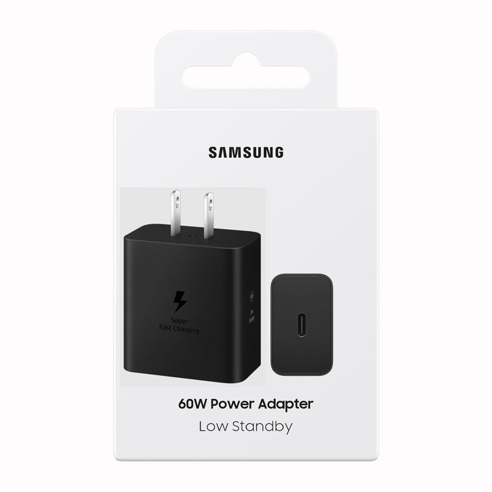 Adaptador Samsung 60W Carga Super Rápida USB-C 3.0