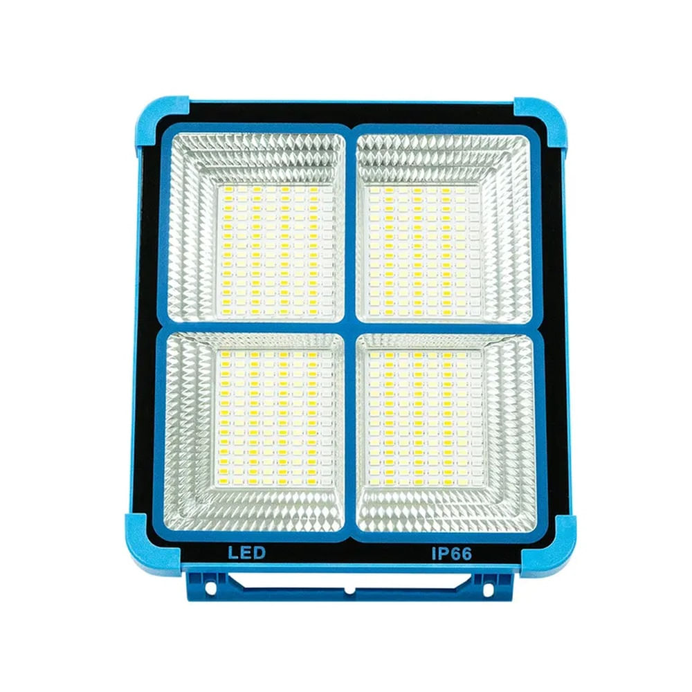 Reflector Solar Portatil 200w Lampara Led Camping 