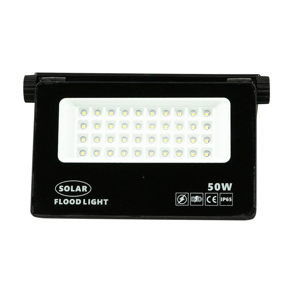 Reflector Solar Portatil Aplique 50w - 900 Lumenes
