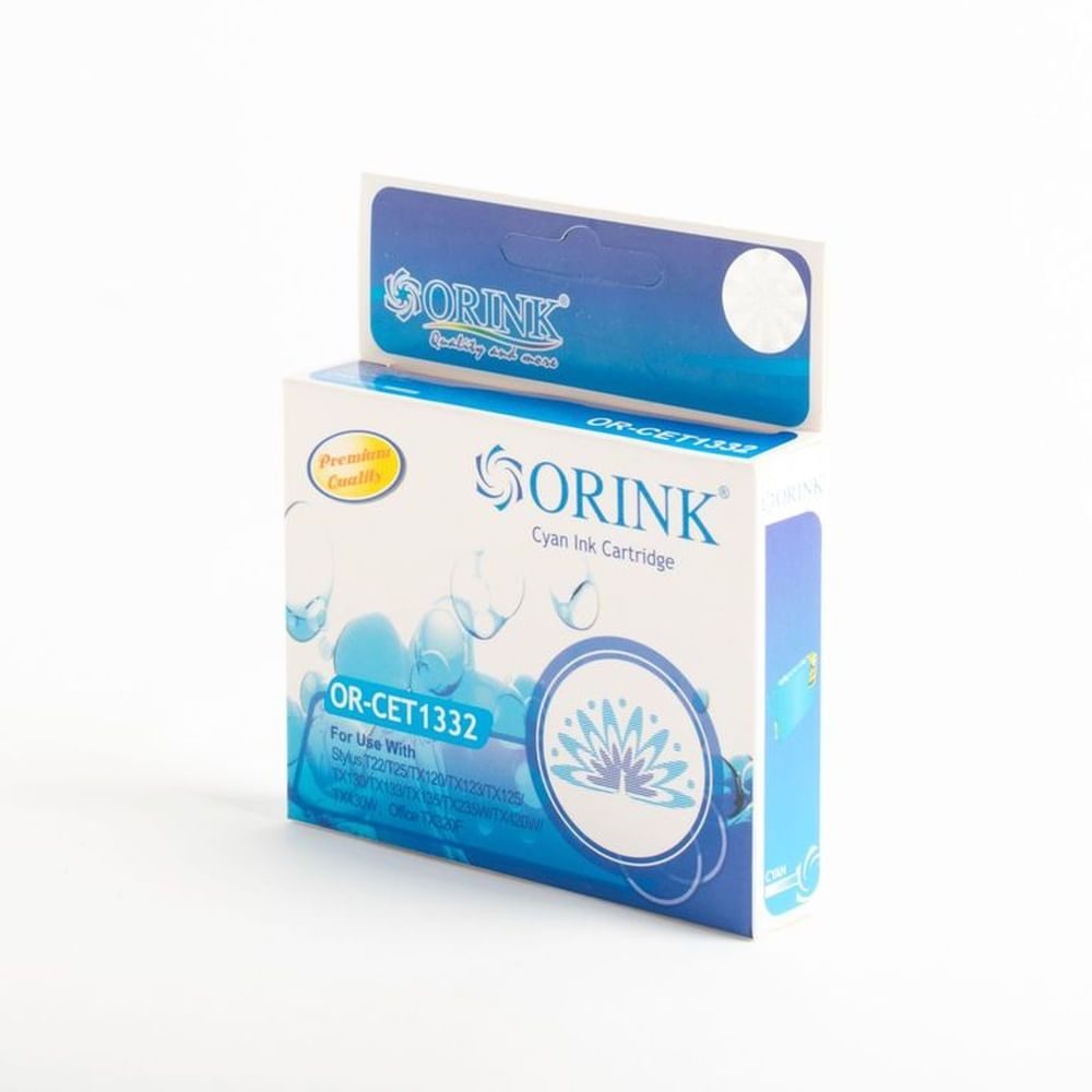 Cartucho de tinta Compatible Orink T 133  Azul  Cyan 12 ml