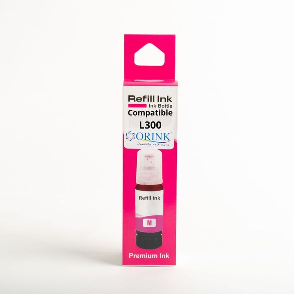 Tinta Compatible ORINK para la serie L300 o 544 Magenta 70 ml
