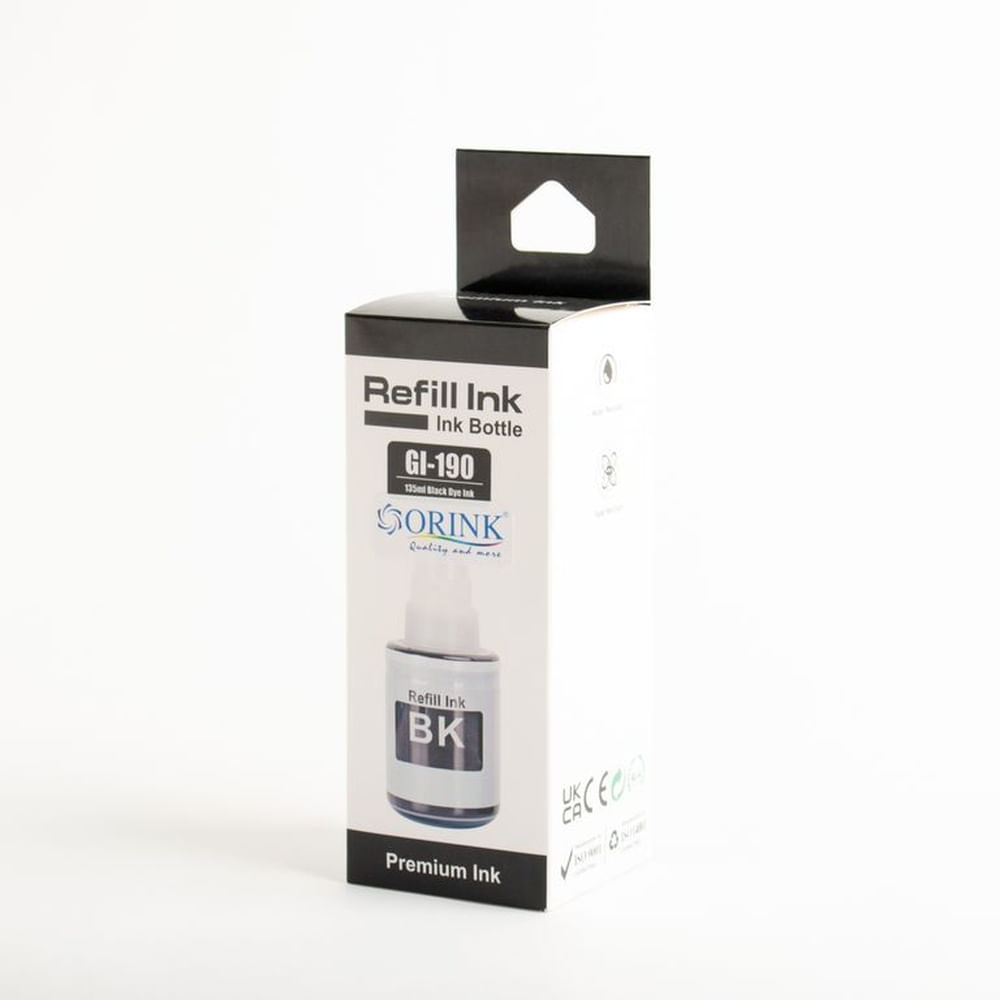 Tinta Compatible Orink GI-190 Black 135 ml