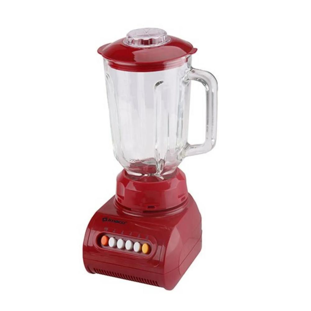 Licuadora Roja con vaso de vidrio de 15L Imaco BL 888VR