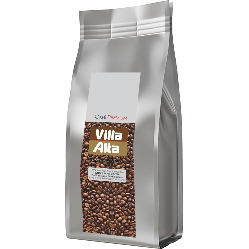 Café VILLA ALTA Origen Villa Rica Grano Tostado 1Kg
