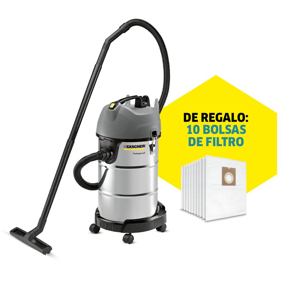Pack Aspiradora de polvo y agua NT38-1 con 10 Bolsas filtro