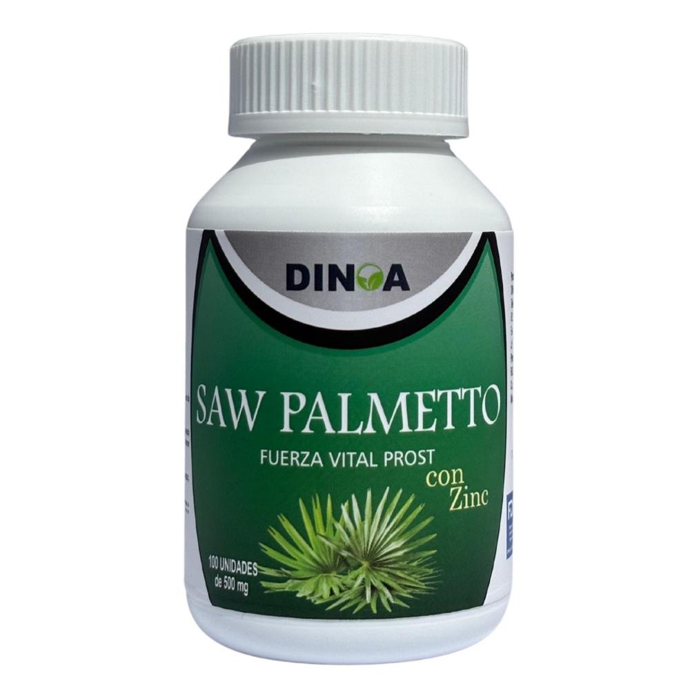 Saw Palmetto Dinoa Cápsulas 100 - Salud Prostática y Equilibrio Hormonal