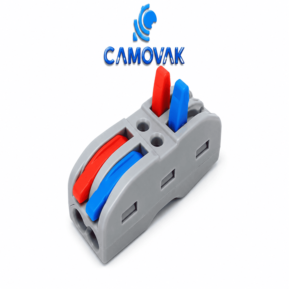 BORNERAS DE PALANCA 2X 32AMP 250V - 28-12AWG X 2 U