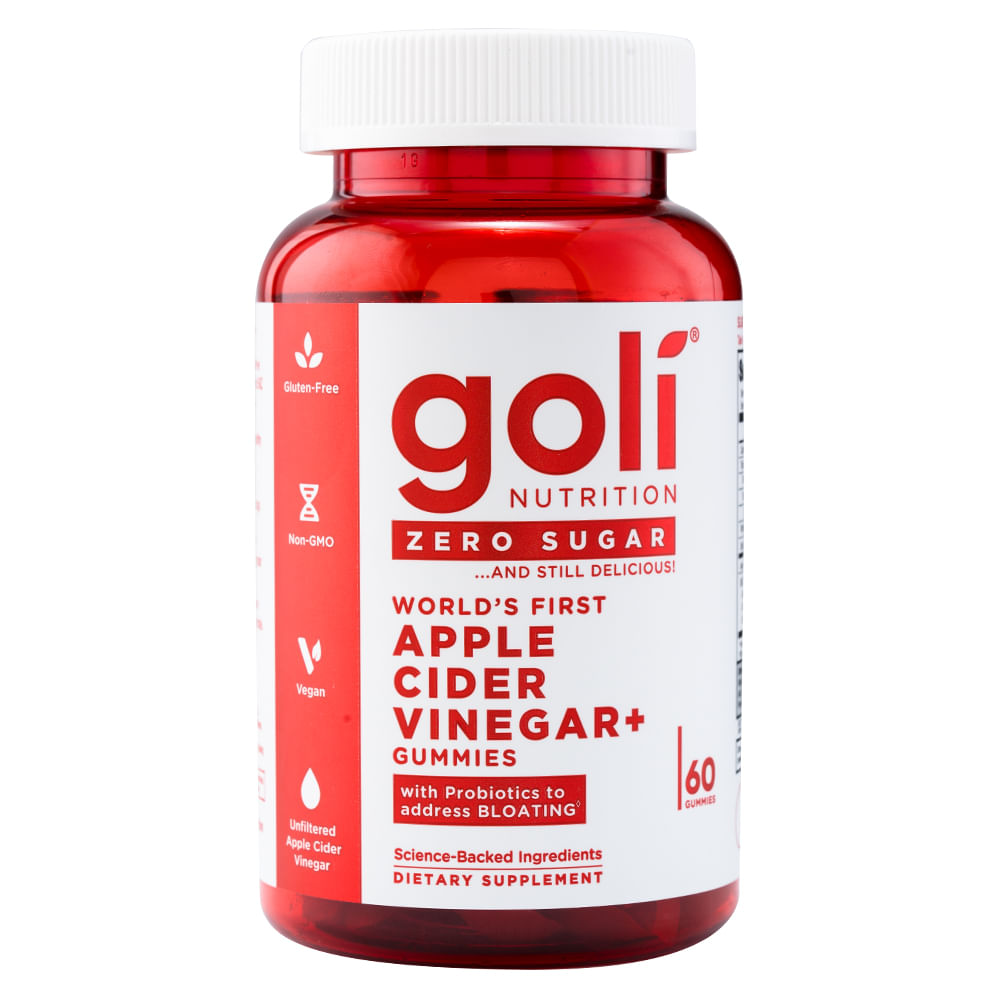 Vinagre de Sidra de Manzana Sin Azucar - Goli - 60 Gomitas