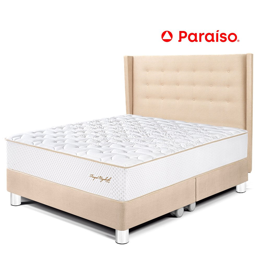 Dormitorio Royal Elizabeth Queen Cabecera Gold Champagne