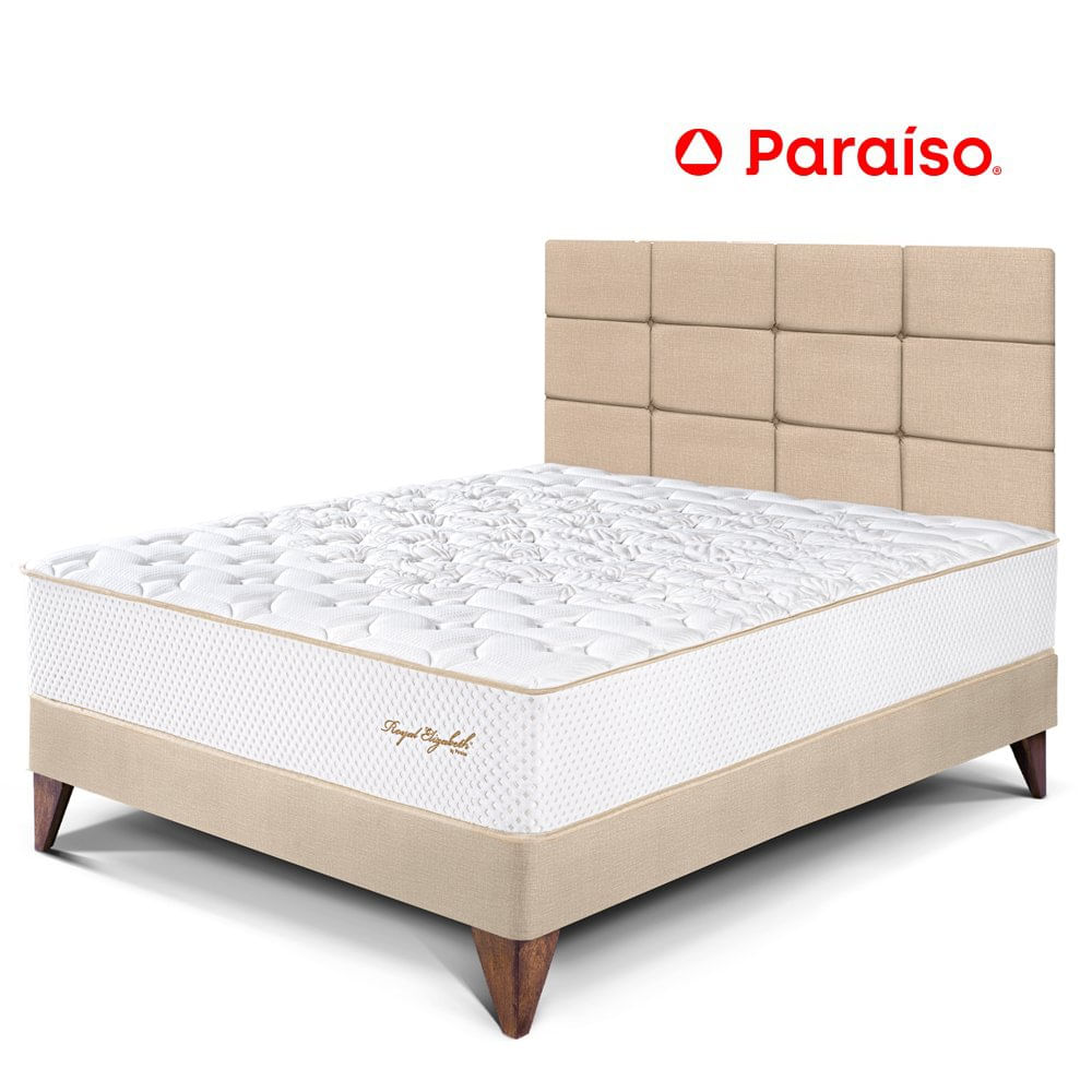 Dormitorio Europeo Royal Elizabeth Cabecera Blocks 2 Plazas Champagne