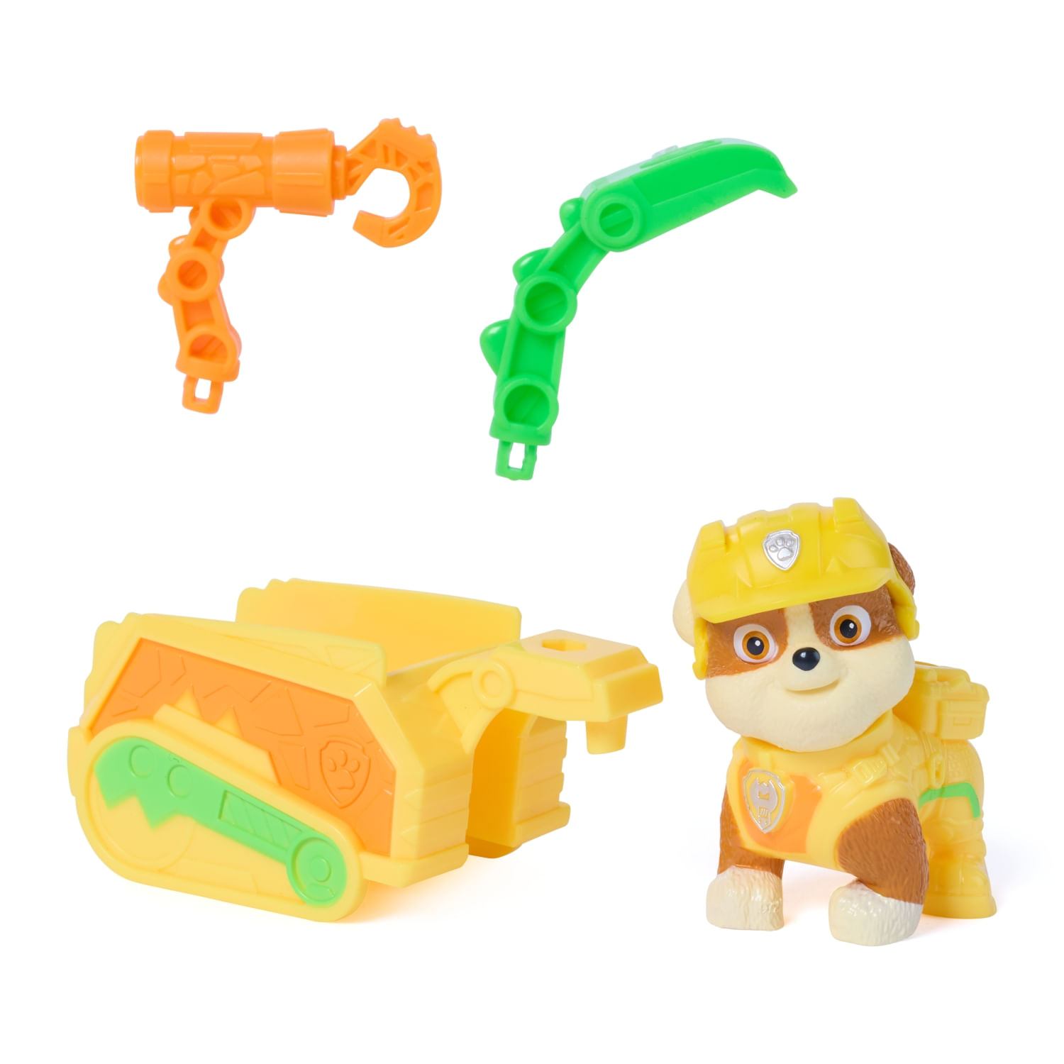 Vehículo De Rescate Con Figura Rubble Paw Patrol