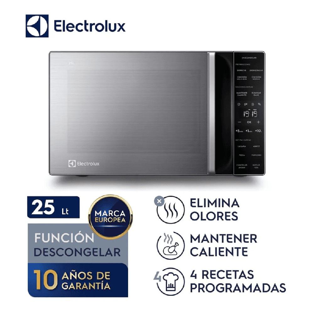HORNO MICROONDAS ELECTROLUX FREESTANDING 25L EMDY25S2MXM NUEVO MODELO