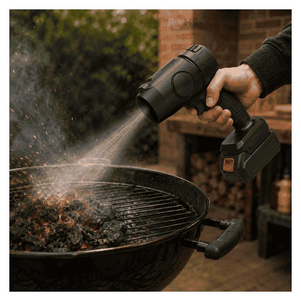 Soplador De Aire 48V Con Batería Recargable Y Cargador