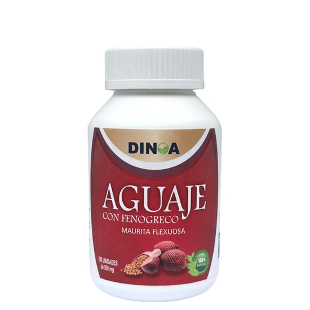 Aguaje con Fenogreco Dinoa Cápsulas 100- Salud femenina