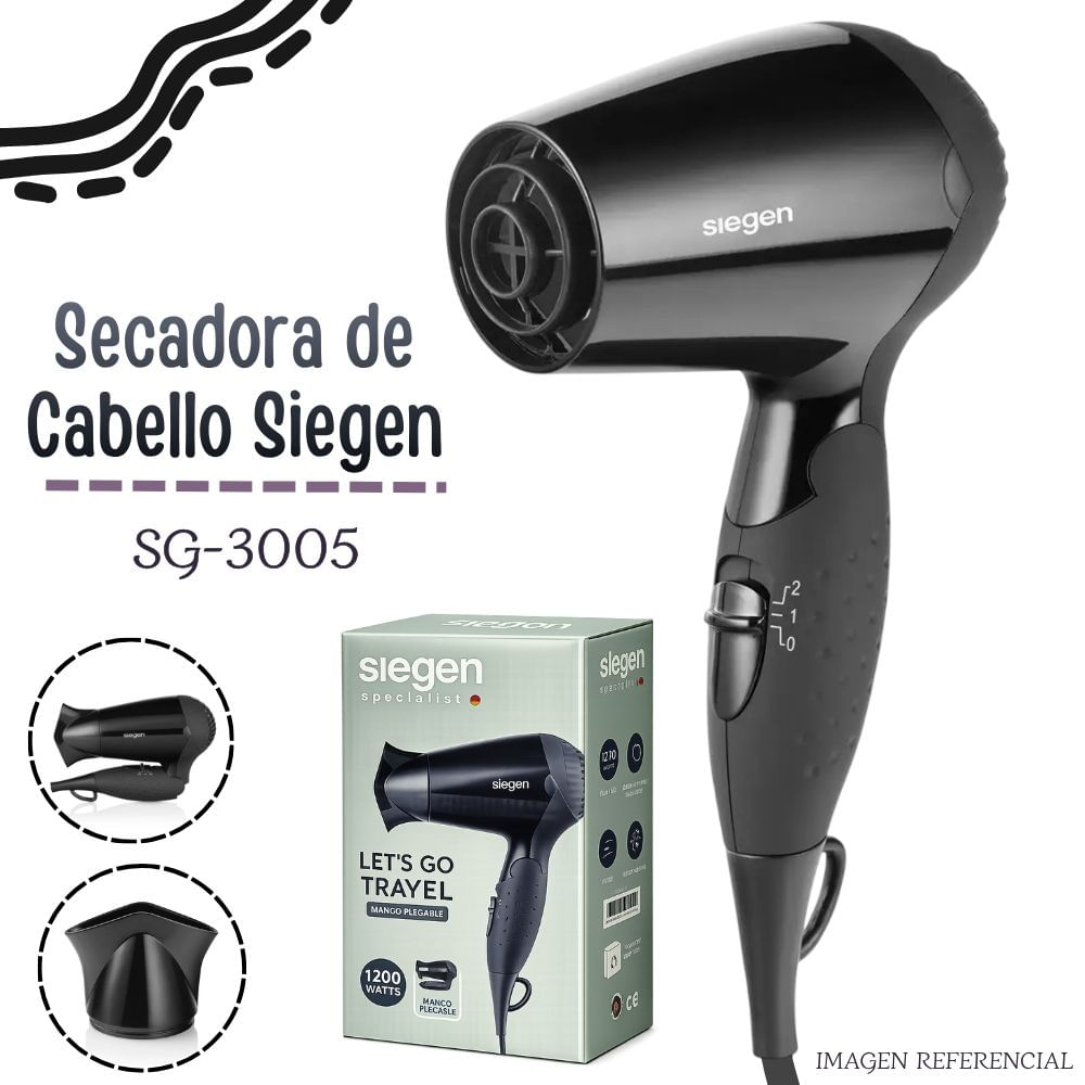 Mini Secadora De Cabello Siegen SG-3005