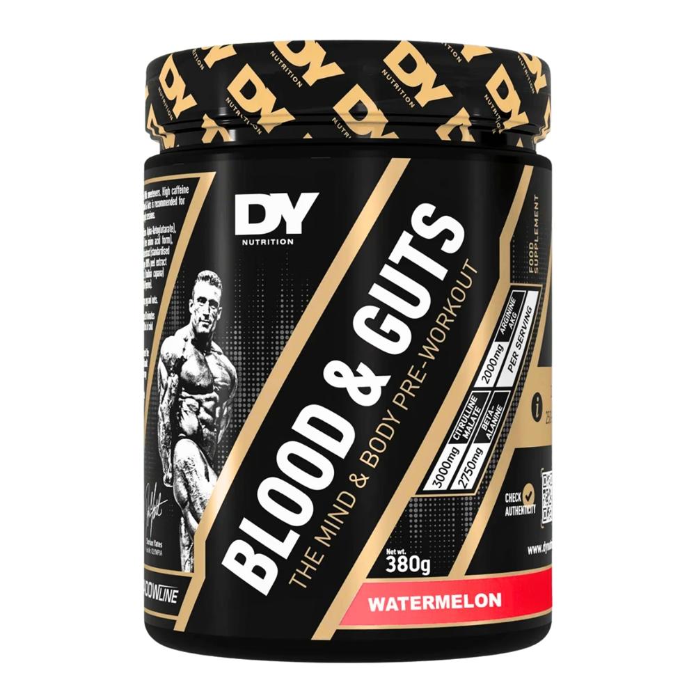 Pre Entreno Blood and Guts Dorian Yates Watermelon 40 Servicios