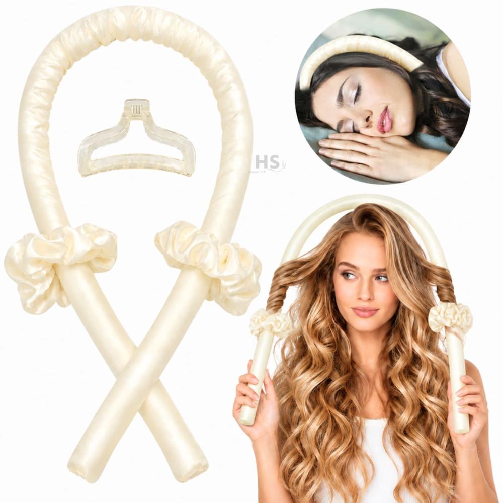 Kit Rizador Crema De Cabello Sin Calor Con Accesorios Rizos Naturales