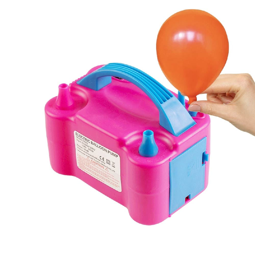 INFLADOR DE GLOBOS ELECTRICO DOBLE BOQUILLA DE ALTA VELOCIDAD
