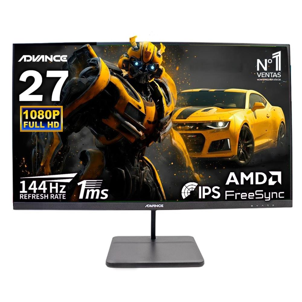 Monitor Advance ADV-2755S, 27"" FHD IPS, 144Hz, 1ms, Parlante