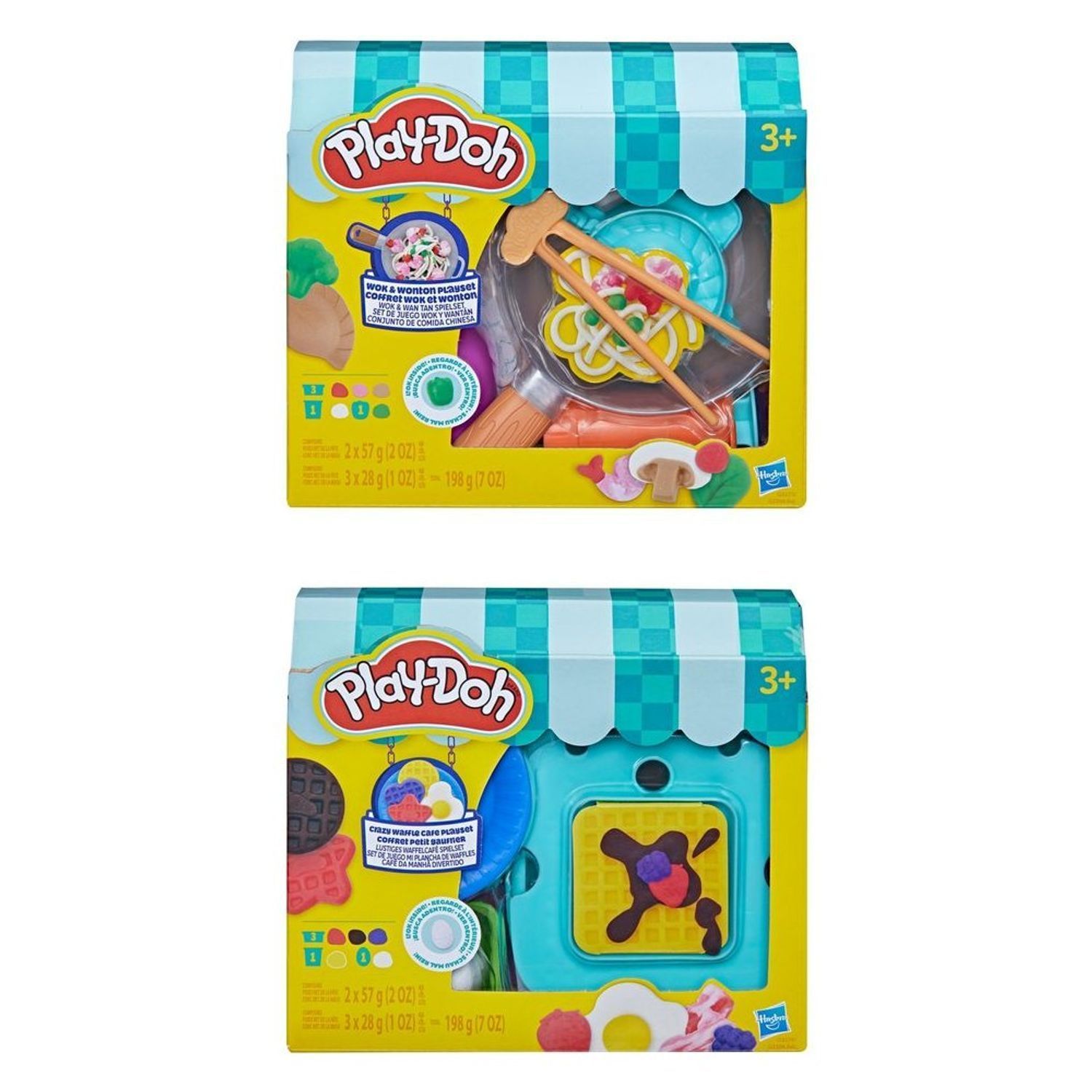 Set De Masas Play-Doh Temá De Comida Surtido