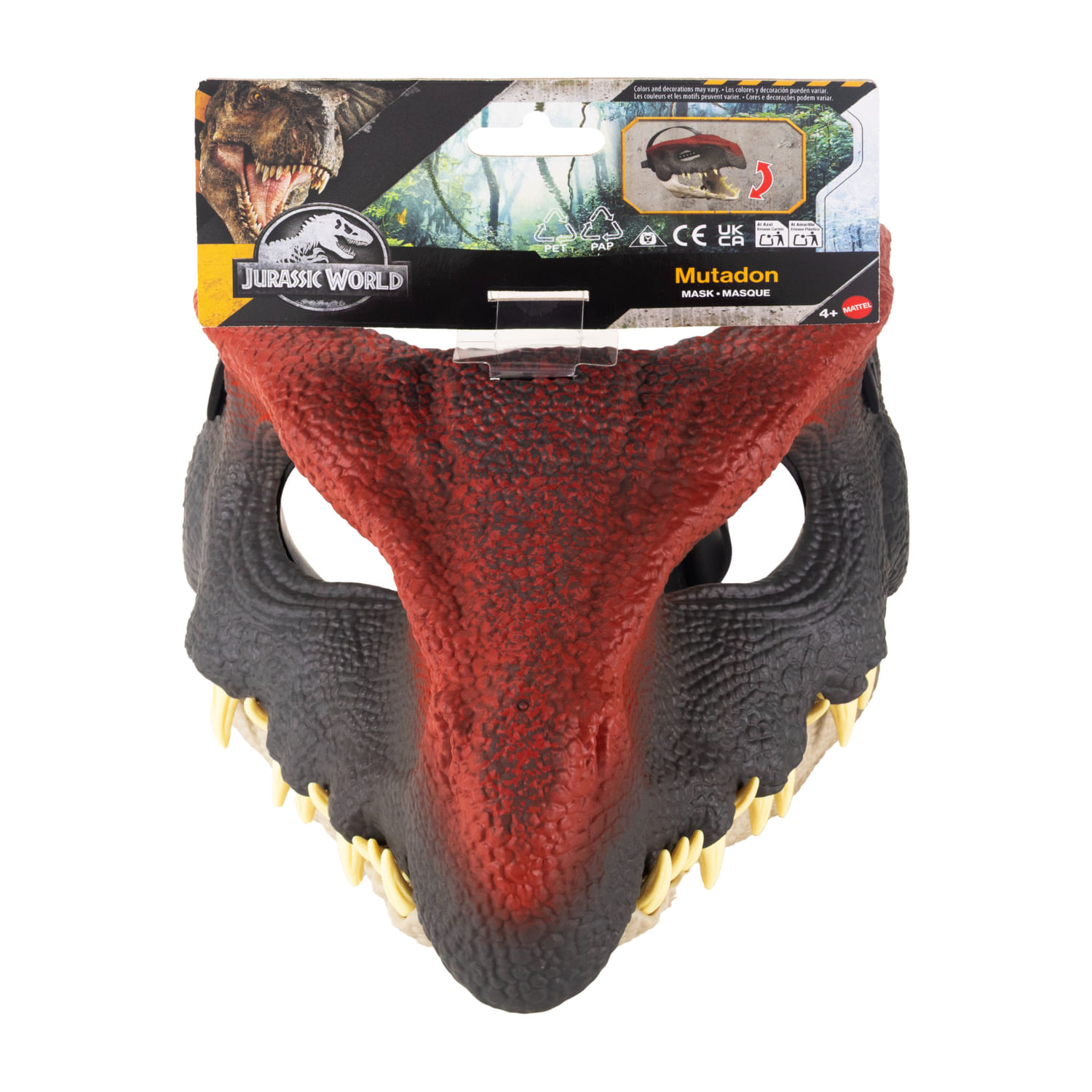 Juguete Máscara De Dinosaurio Mutación Jurassic World