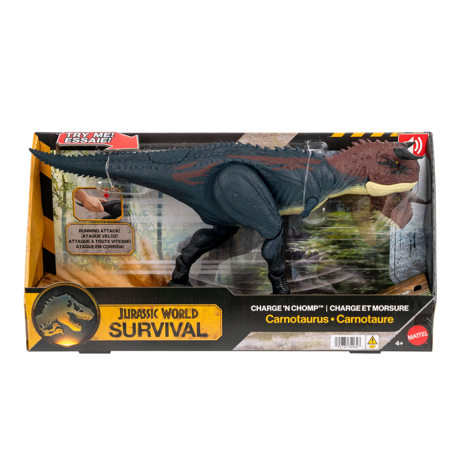 Figura De Acción Dinosaurio Carnotaurus Jurassic World