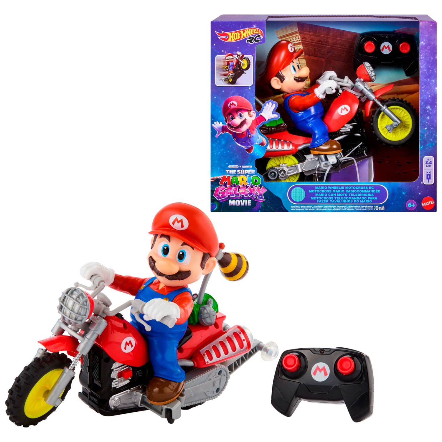 Vehículo A Control Remoto Super Mario Bros La Película Hot Wheels