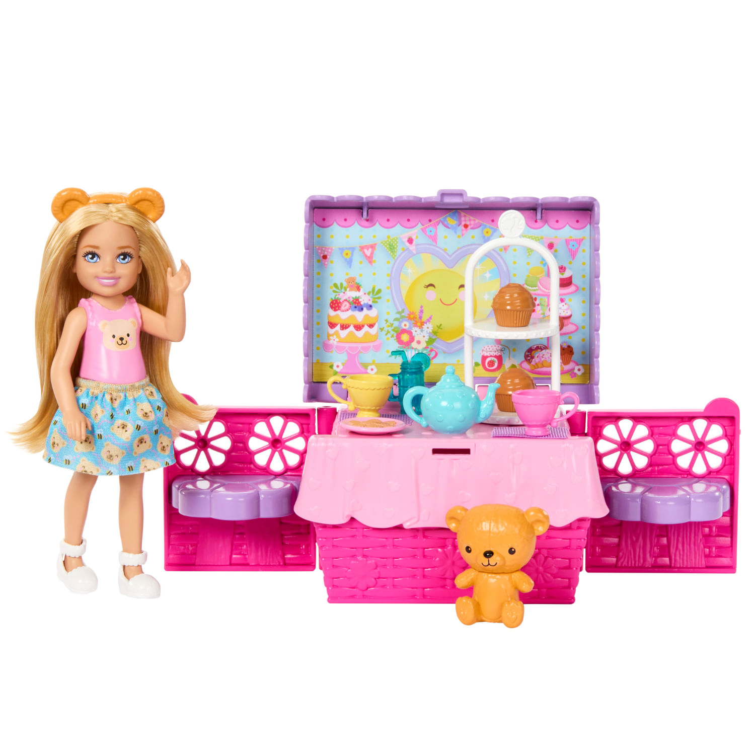 Set De Juego Barbie Chelsea Fiesta De Té Barbie