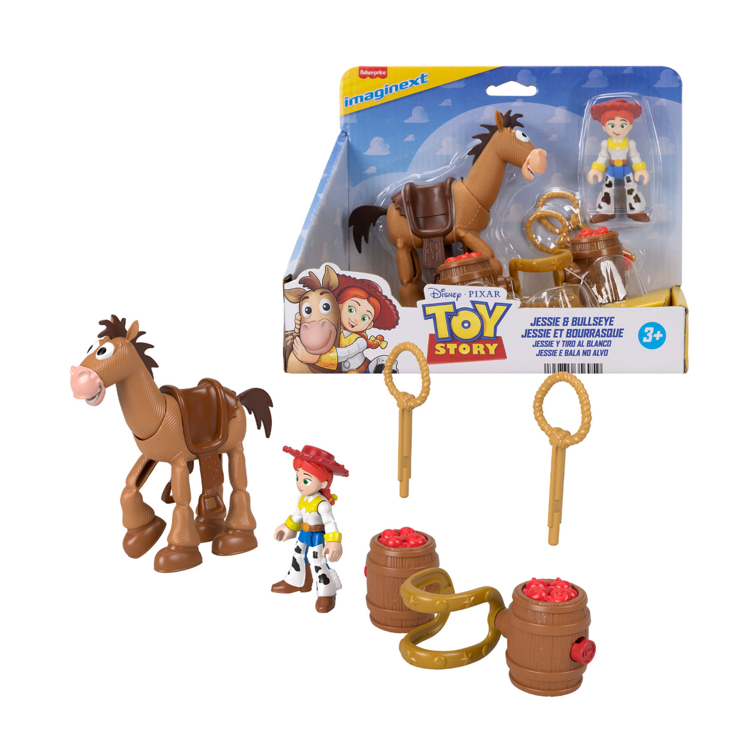 Set De Figuras Jessie Y Tiro Al Blanco Toy Story Imaginext