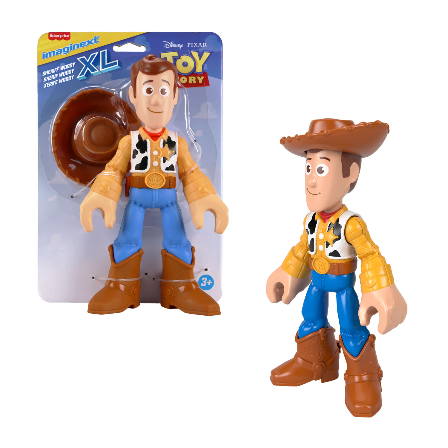 Figura De Acción Woody Xl Toy Story Imaginext
