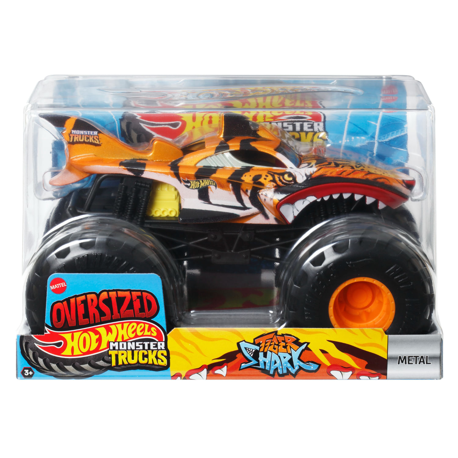 Vehículo Monster Trucks Tiger Shark Hot Wheels